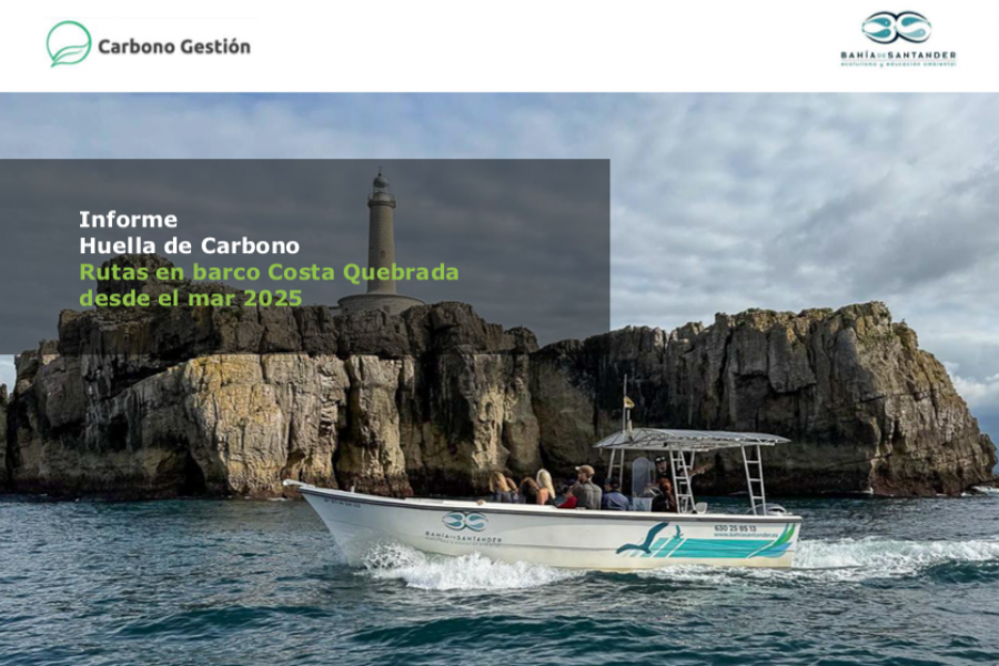 Huella de Carbono Rutas en barco Geoparque Costa Quebrada 2025